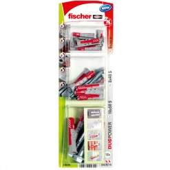 Cheville Plastique Cheville DUO POWER Pour Tous Types De Matériaux Avec Vis - Diamètres 6 - 8 Et 10 Mm - Blister De 18 Fischer 536249 11 Cheville Plastique Cheville DUO POWER Pour Tous Types De Matériaux Avec Vis - Diamètres 6 - 8 Et 10 Mm - Blister De 18 Fischer 536249 -Pas Cher Fixation Magasin sans titre 1 67