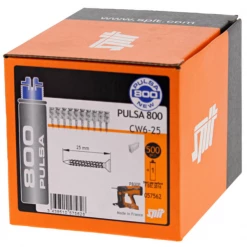 SPIT Paslode Clou Pour Cloueur Autonome Clous CW6 Pour Fixation Suspentes Métalliques Sur Bois - 25 Mm 057562