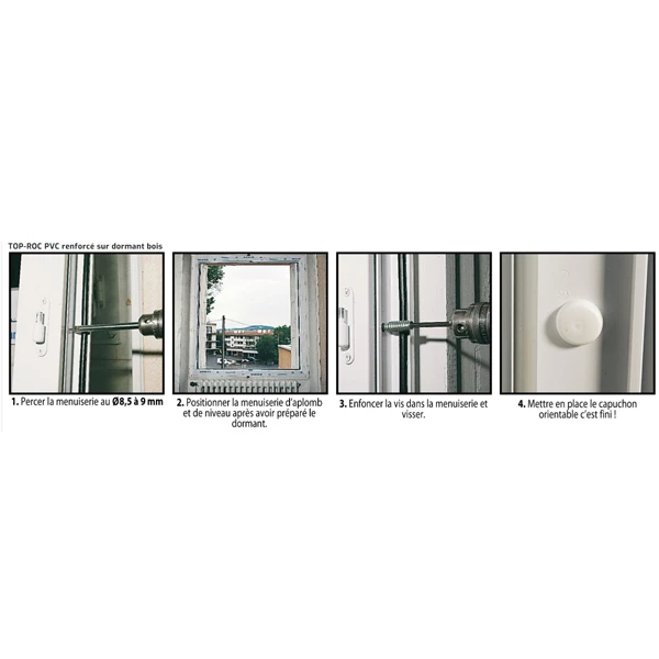 I.N.G. Fixations Cheville Double Filet Top Roc Vis Sans Tête Menuiseries PVC Filet 33mm 6 X 80mm Acier Trempé X100 3 I.N.G. Fixations Cheville Double Filet Top Roc Vis Sans Tête Menuiseries PVC Filet 33mm 6 X 80mm Acier Trempé X100 – Image 3