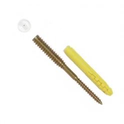 I.N.G. Fixations Cheville Double Filet Top Roc Vis Sans Tête Menuiseries PVC Filet 45mm 6 X 120mm Acier Trempé X100