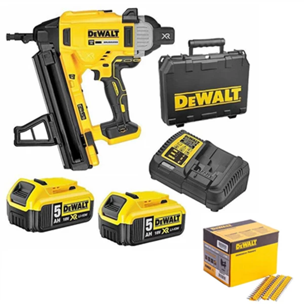 Cloueur Autonome à Gaz, électrique Ou Sur Batterie Pack Cloueur Béton Brushless DCN890 + 15 Boîtes De Pointes - Dewalt 1 Cloueur Autonome à Gaz, électrique Ou Sur Batterie Pack Cloueur Béton Brushless DCN890 + 15 Boîtes De Pointes - Dewalt