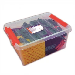 Calage Cale Crantée Edma Assortiment 245 Cales 4 épaisseurs Boîte De Rangement -Pas Cher Fixation Magasin visuelprincipal 794035