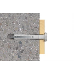 Cheville à Frapper En Plastique Cheville à Frapper NF Fischer - Tête Plate Et Clou En Acier électrozingué - M06 X 40 - Boîte De 50 43459 -Pas Cher Fixation Magasin w1 a i 05 n f nagelschraube beton holzanbauteil aqq v1