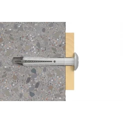 Cheville à Frapper En Plastique Cheville à Frapper Fischer à Collerette Fraisée Et N-FZ M06x40 50339